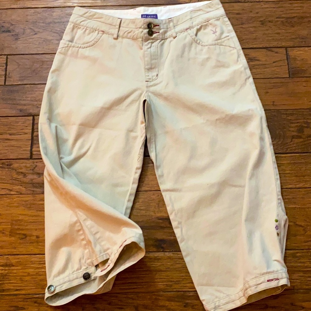 Organic khaki SZ 6 capris